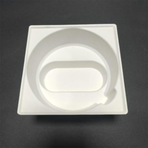 Bamboo molded pulp interior tray